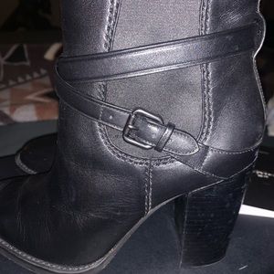 Gently worn authentic black Coach Jackson Bootie!!